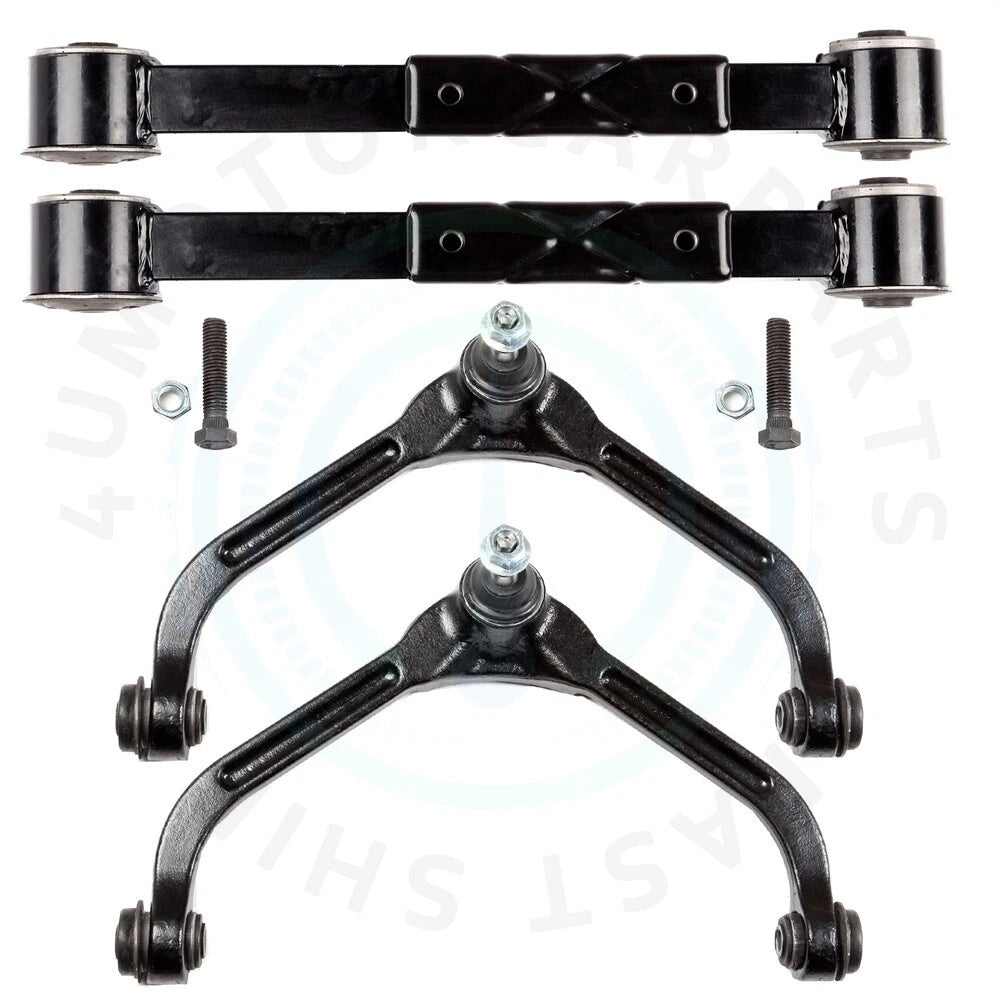 Set of 4 Control Arms and Ball Joints for Jeep Liberty (2002–2007)