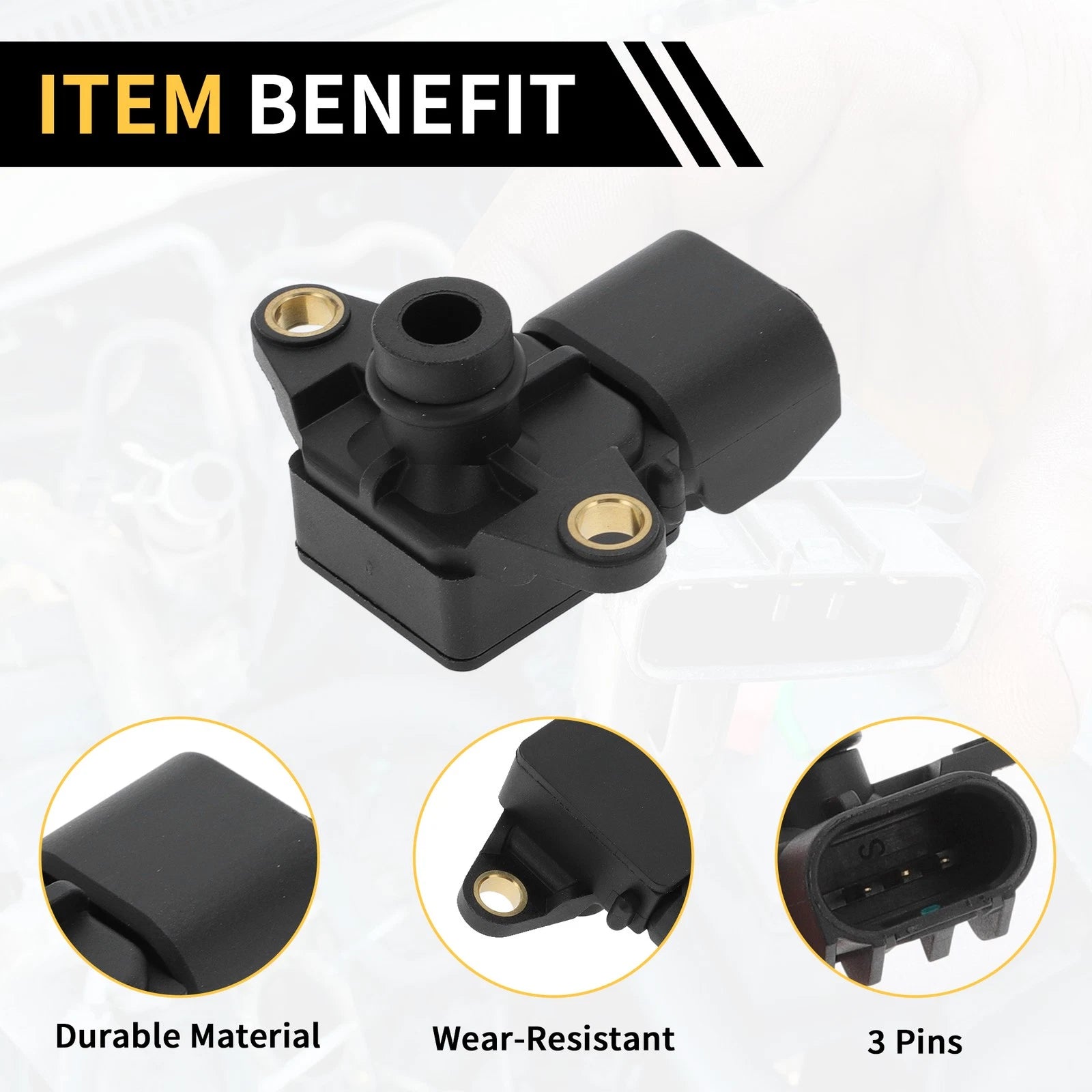Manifold Absolute Pressure Sensor for Ram 1500 (2011–2013) No. 56041018AD/AC