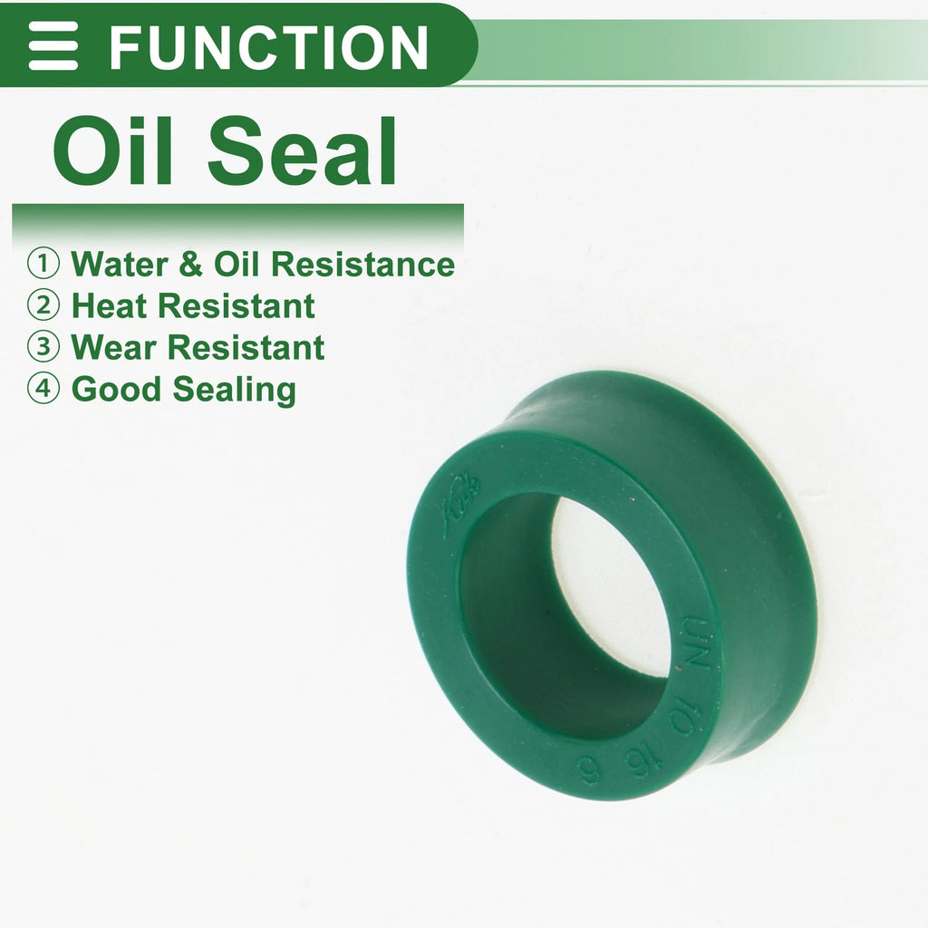 Set of 5 Oil Seal Ring Rotary Shaft Seal 10x16x6mm High Pressure