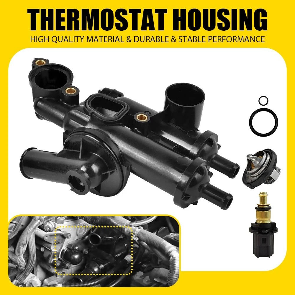 Engine Coolant Thermostat Housing for Chrysler 200 (2011–2014) Jeep Patriot (2007–2017)