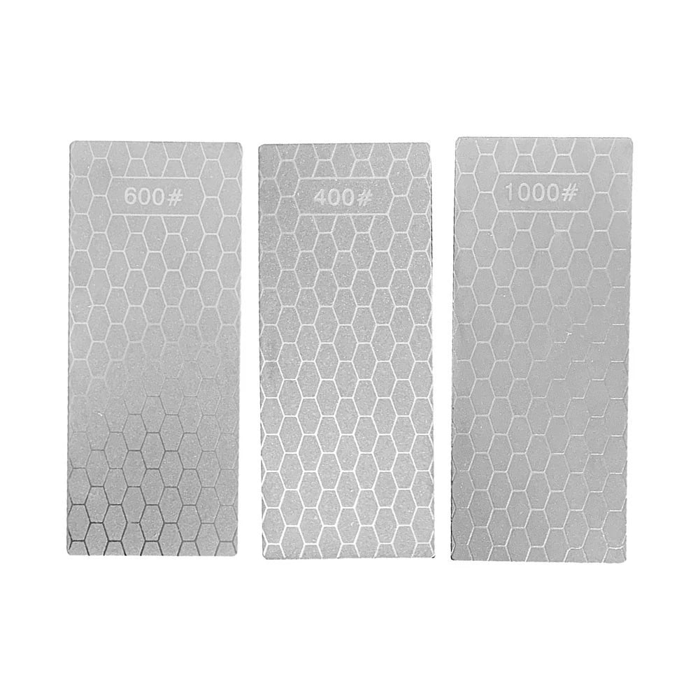 Set of 3 Diamond Sharpener Stones 6 x 2.5 x 0.04 Inch