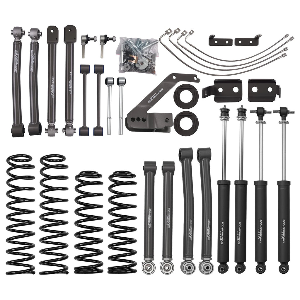 4" Lift Kit with Shocks for Jeep Wrangler JK 4 Door 4WD (2007–2018)