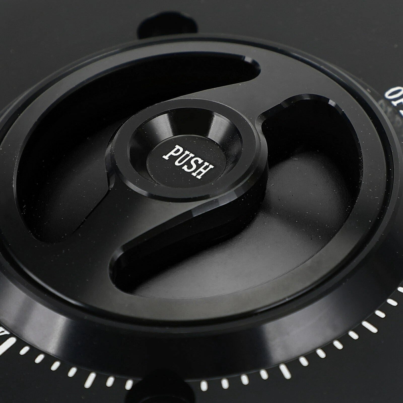 CNC Keyless Fuel Gas Tank Cap Black for Kawasaki Ninja 400 (2018–2019) T9