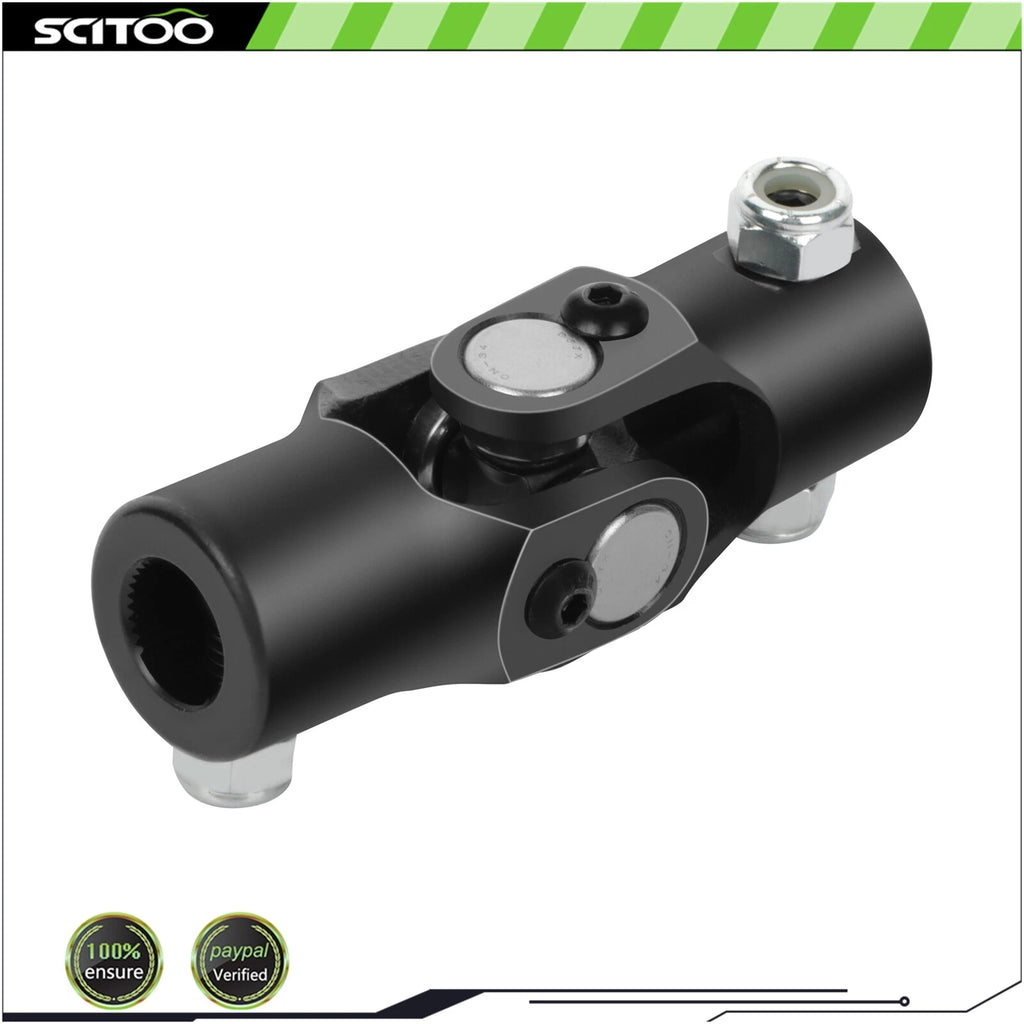 Universal Steering U-Joint Shaft 5/8"-36 Spline X 3/4 Inch DD