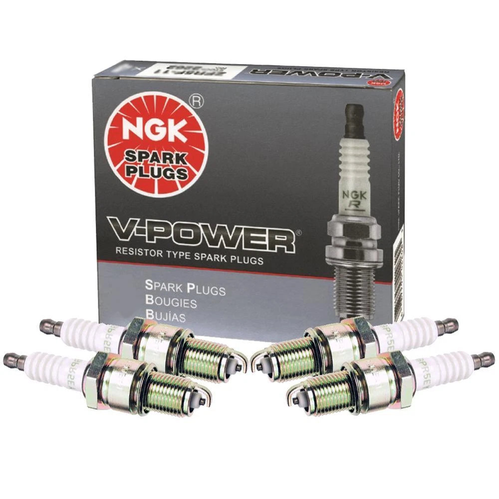 Set of 4 NGK Nickel V-Power Spark Plugs for Audi BMW Mazda Mercedes Nissan Porsche