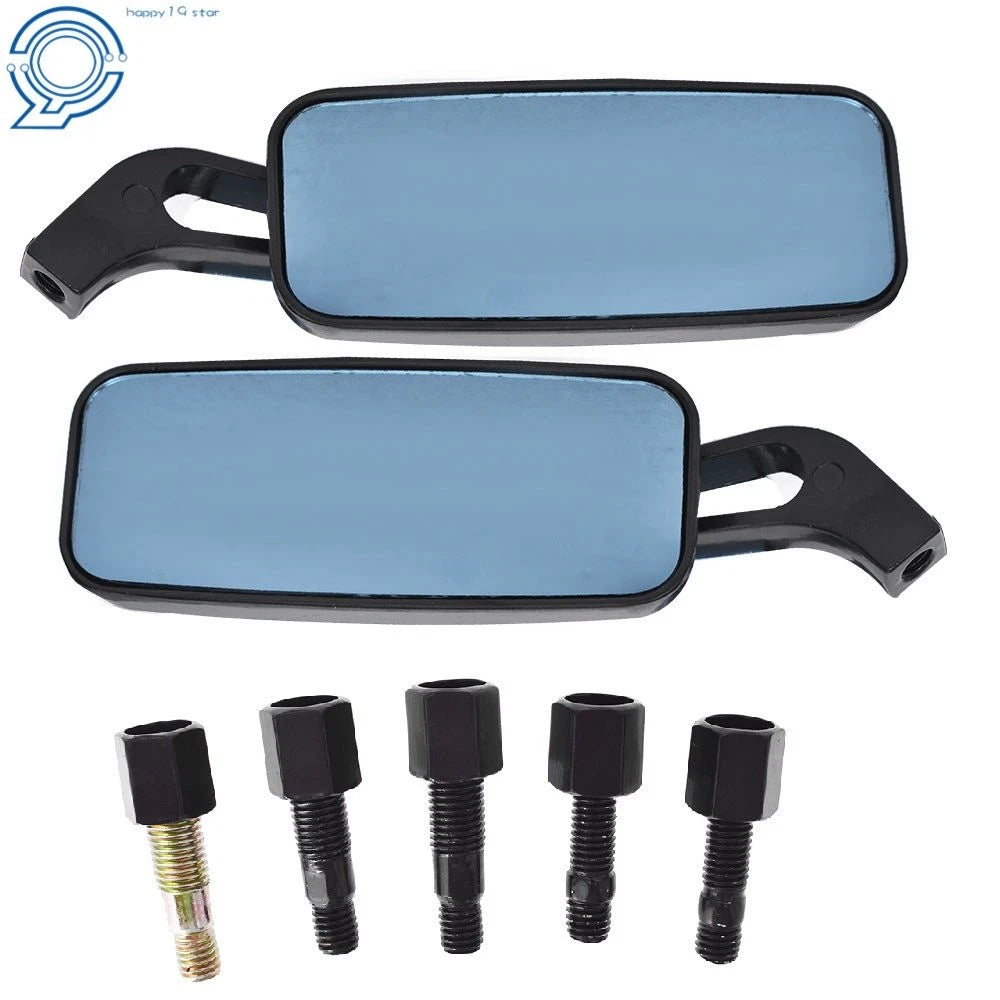 Rectangle Motorcycle Mirrors for Harley Street Glide, Road Glide, V-Rod (2006–2023)