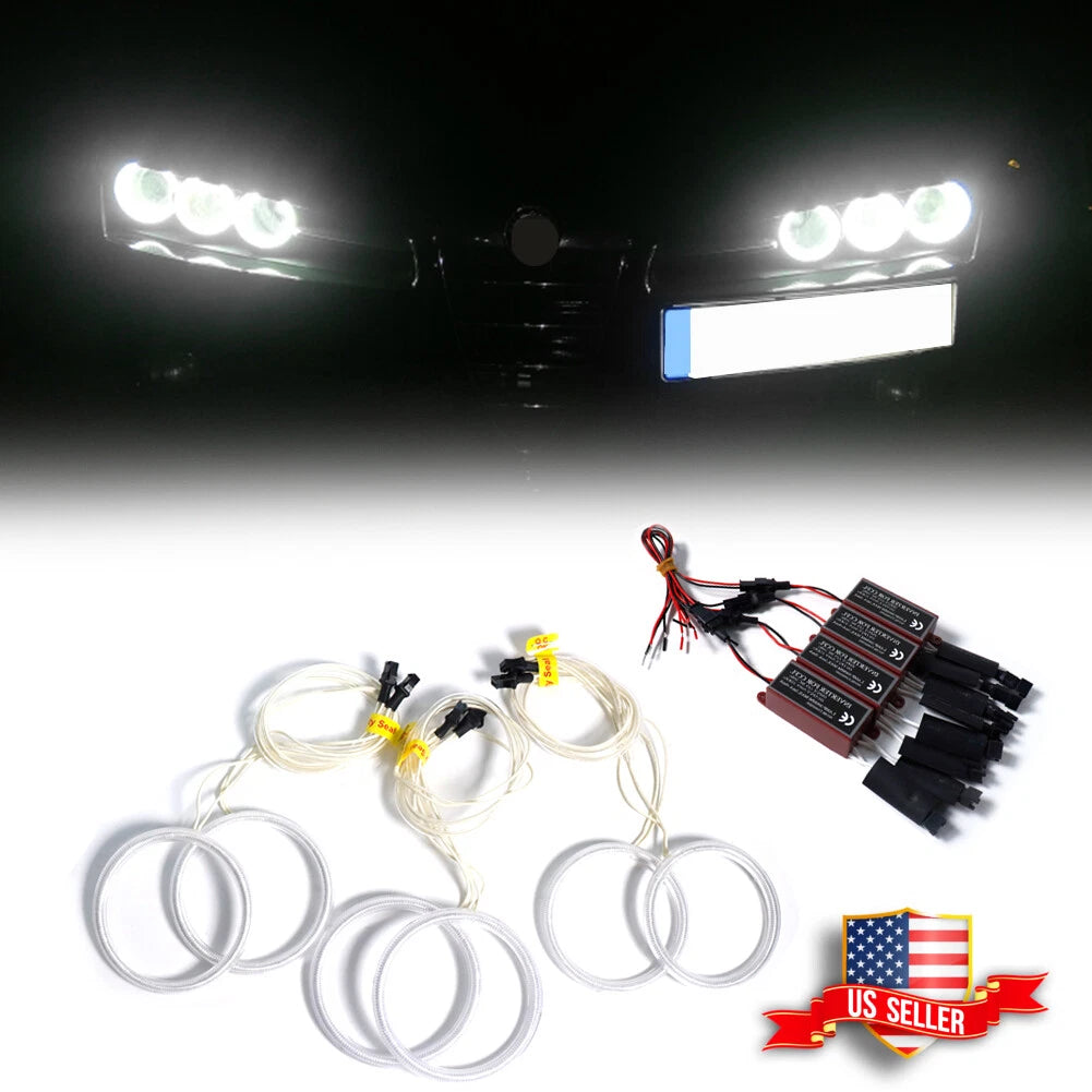 Set of 2 Angel Eyes CCFL LED Halo Rings for Alfa Romeo 159 (2005–2011)