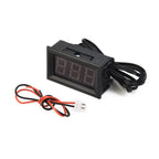 Digital LED Temperature Monitoring Thermometer Meter with Temp Probe for DC12V