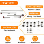 Rear Control Arms + Track Bar Leveling Kit for 4Runner FJ Cruiser (2003–2009)