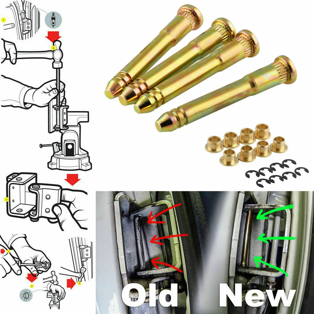 Heavy Duty Door Hinge Pin Kit for Honda Accord CR-V CRX DX EX SI (1986–2020)