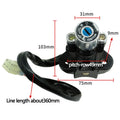 Ignition Key Lock Switch Kit Motorcycle for Kawasaki Yamaha (2000-2023)