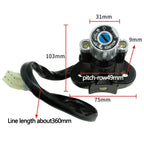 Ignition Key Lock Switch Kit Motorcycle for Kawasaki Yamaha (2000-2023)