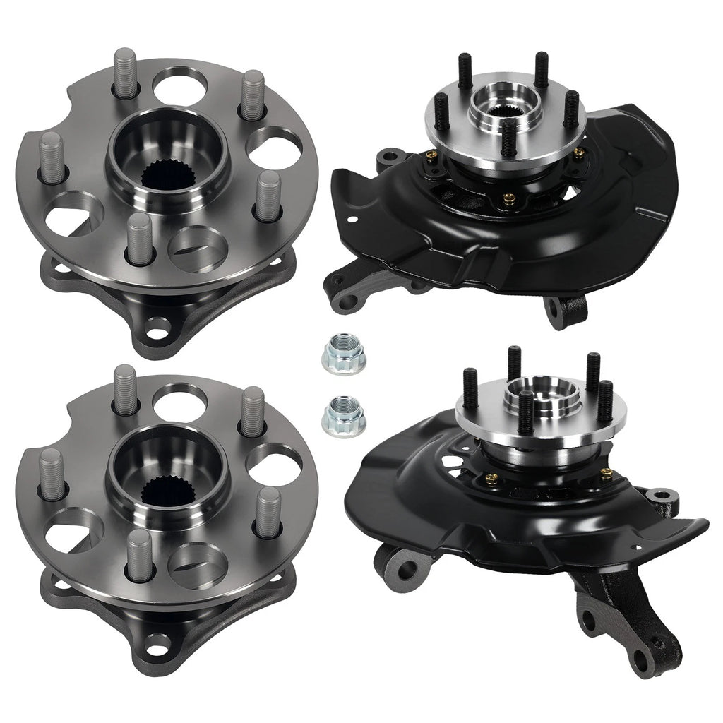 Front Steering Knuckle Rear Wheel Hubs Bearing for Lexus RX 300 2004–2009 AWD