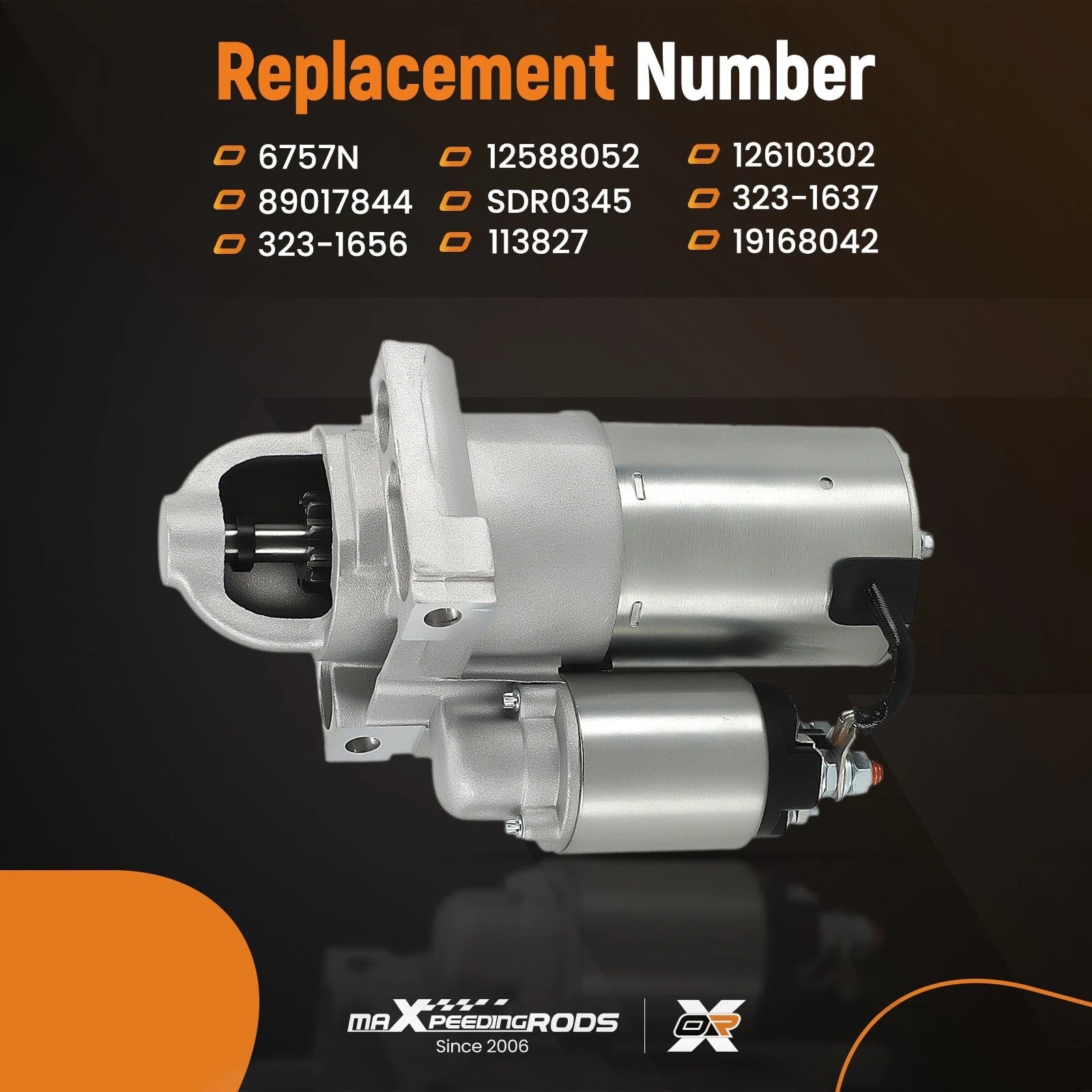 Starter Motor for Chevrolet Avalanche Suburban 1500 (2006-2009)