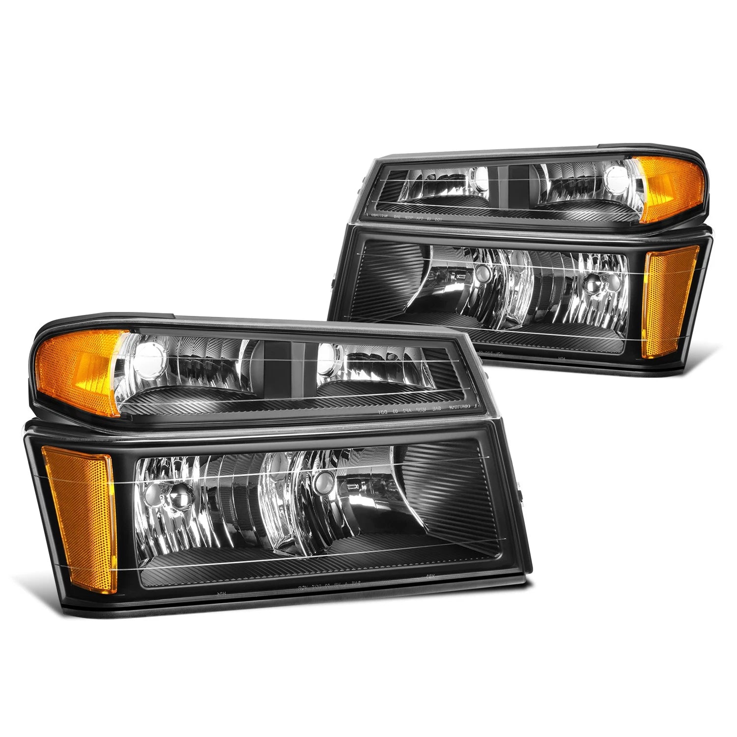 Bumper Headlight Lamps for Chevy Colorado/GMC Canyon (2004–2012)