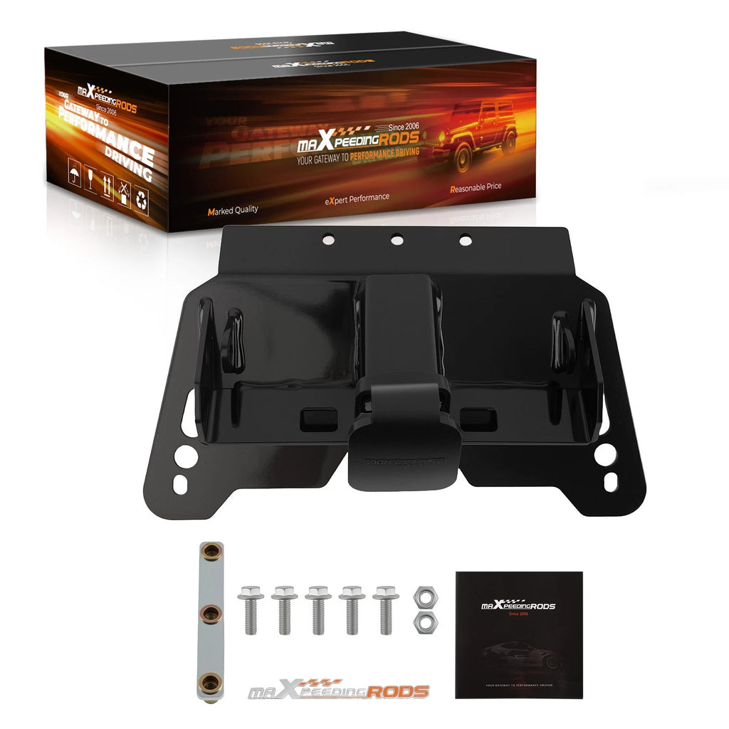2" Receiver Front Mount for Polaris Ranger (2009–2022) Steel Black