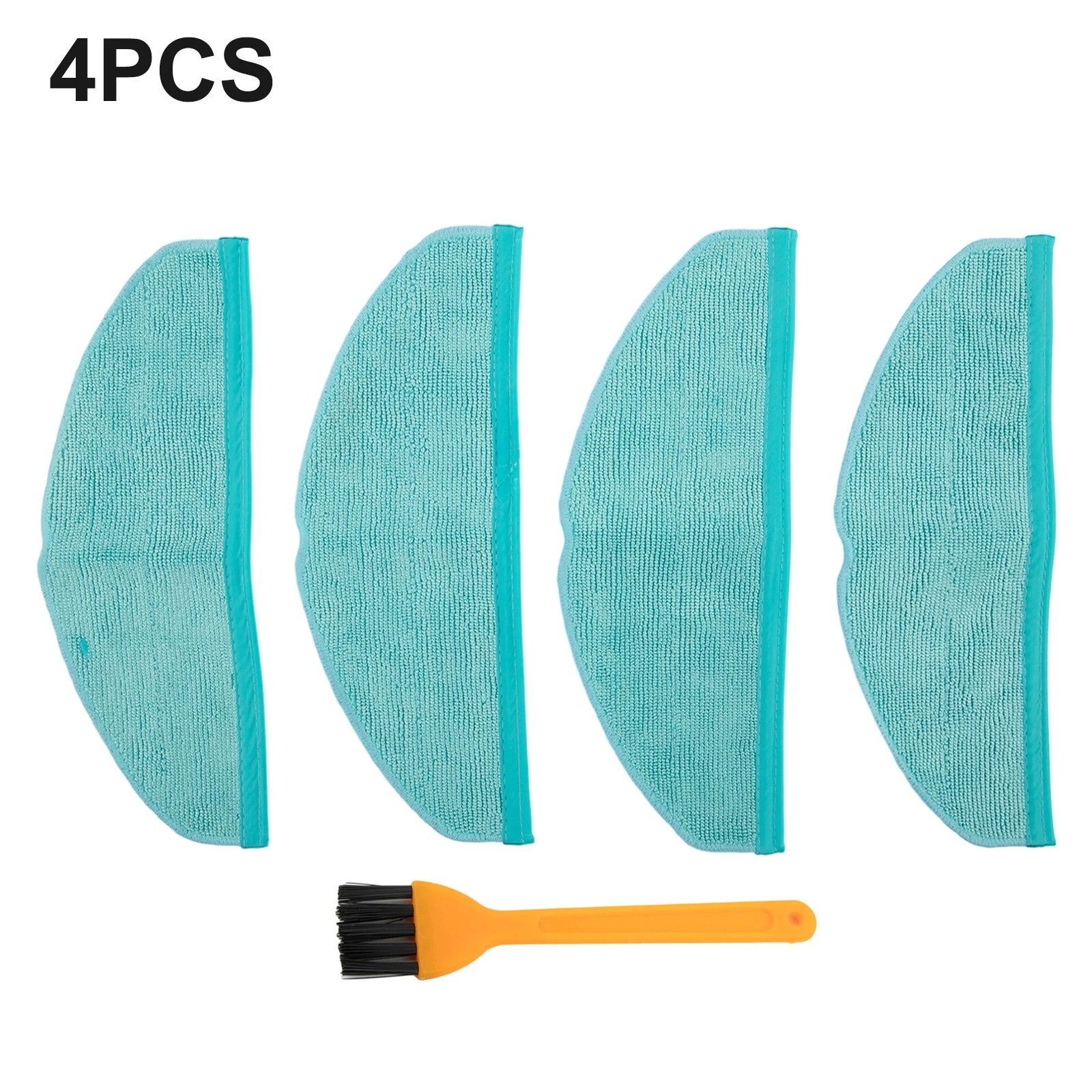 Set of 4 Mop Cloth Cleaning Pads for Conga 8090 (2019–2023)