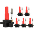 Set of 6 Ignition Coils and Spark Plugs for Subaru Tribeca, Outback