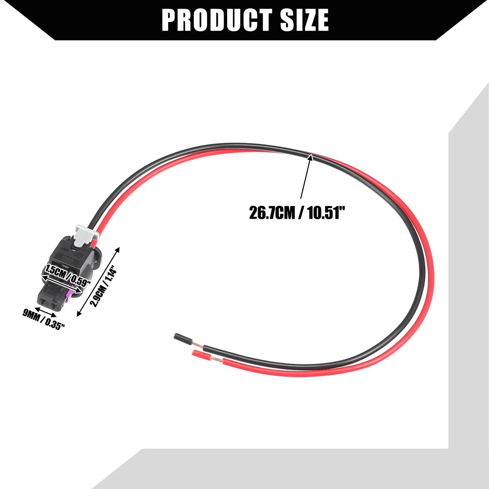 Side Marker Pigtail Connector Harness for Dodge Charger (2015–2022)