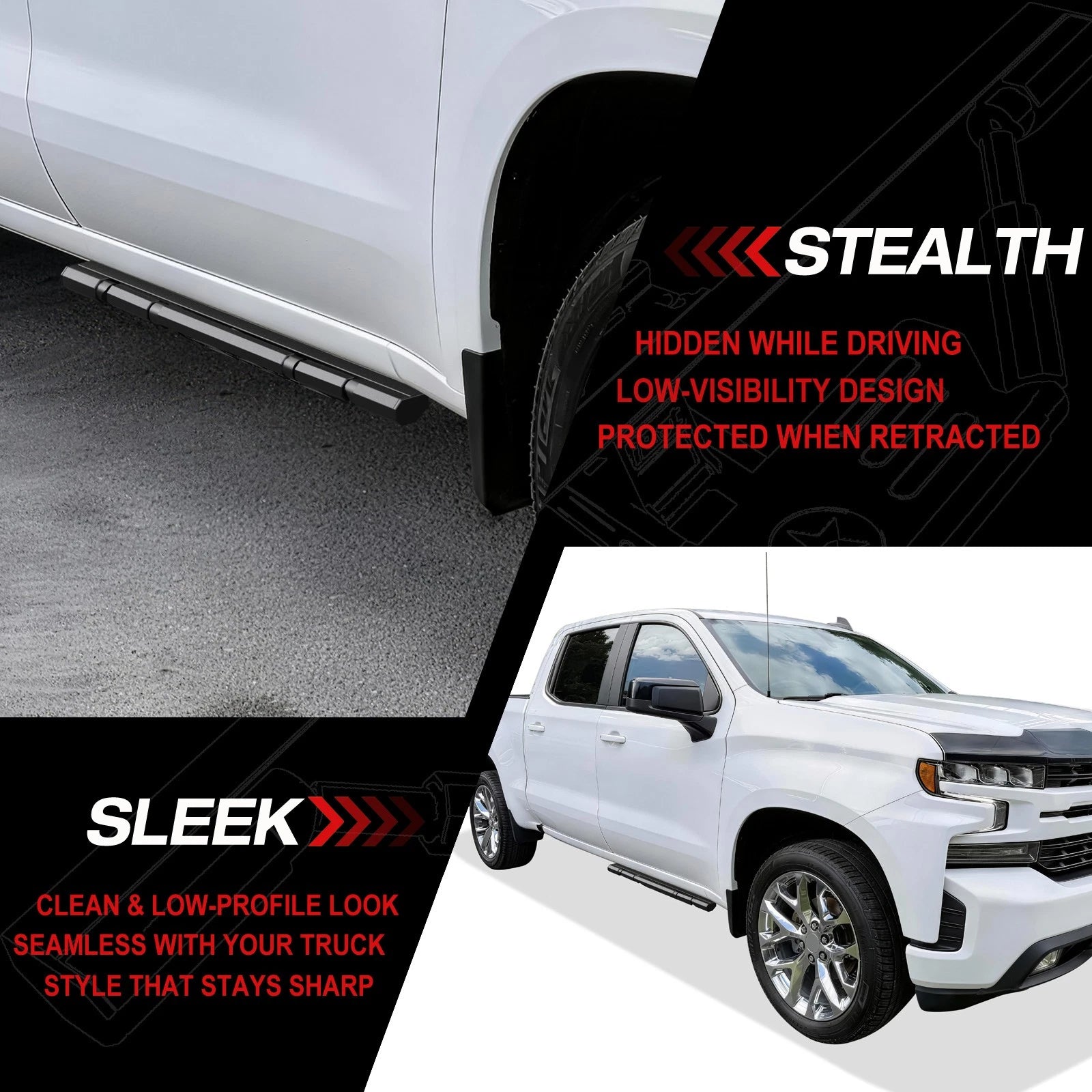 Power Bar for Chevy Silverado GMC Sierra 1500 (2019-2026)