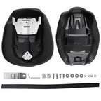 Set of 2 Black Blue Replacement Seats for Harley Touring Street Glide (2009–2022)