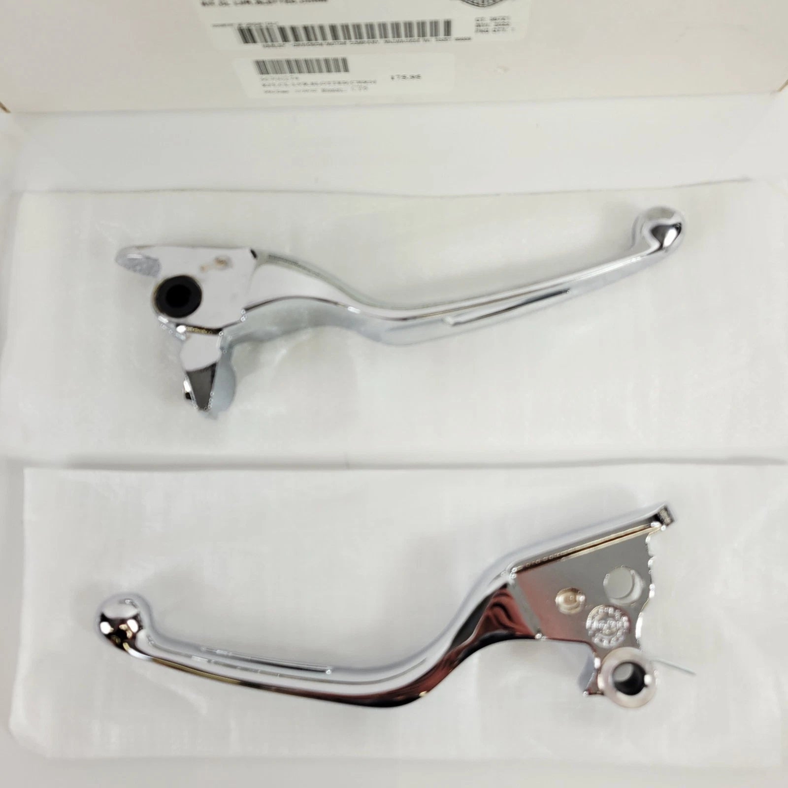 Chrome Slotted Hand Control Lever Kit for Harley Davidson Touring (2021–2025) 36700274