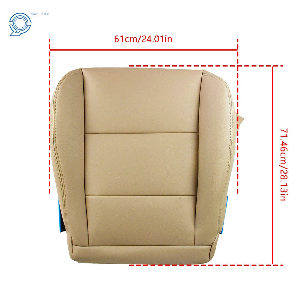 Seat Cover for Toyota Land Cruiser (1998–2007) Front Left Bottom Leather Tan
