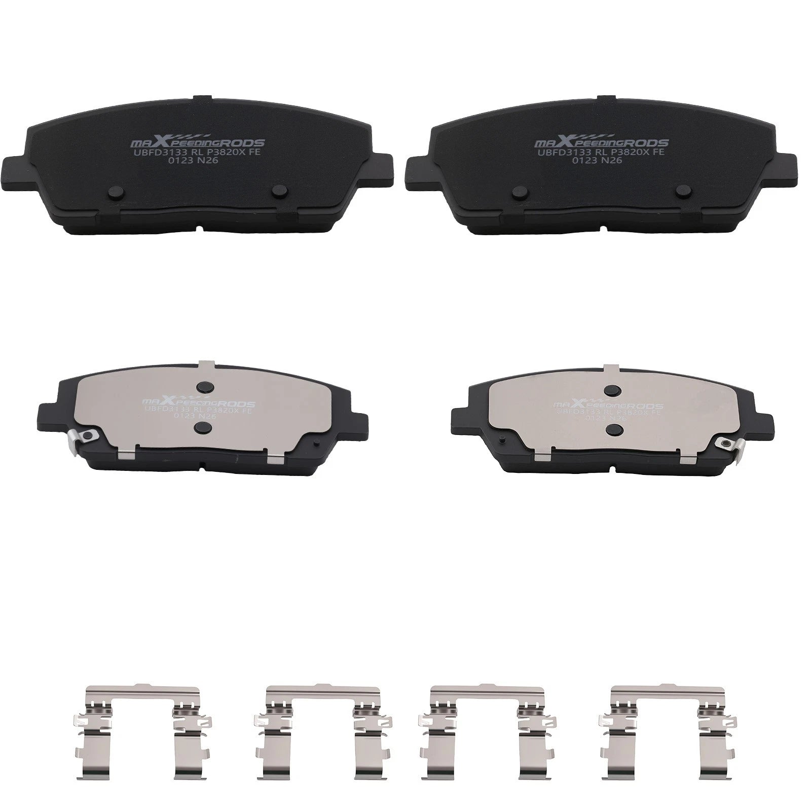 Set of 2 Front Brake Pads for Hyundai Palisade, Kia Telluride (2020–2025)