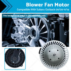 Blower Fan Motor 2 Pins for Subaru Outback (2009–2014)