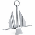 5 lb fluke anchor for boats (Slip-Ring, hot dipped galvanized steel)