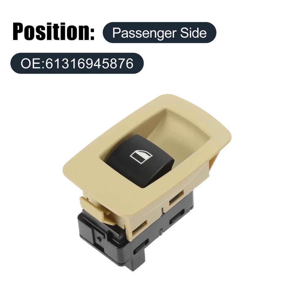 Passenger Side Power Window Button Switch for BMW 325i X5 M3