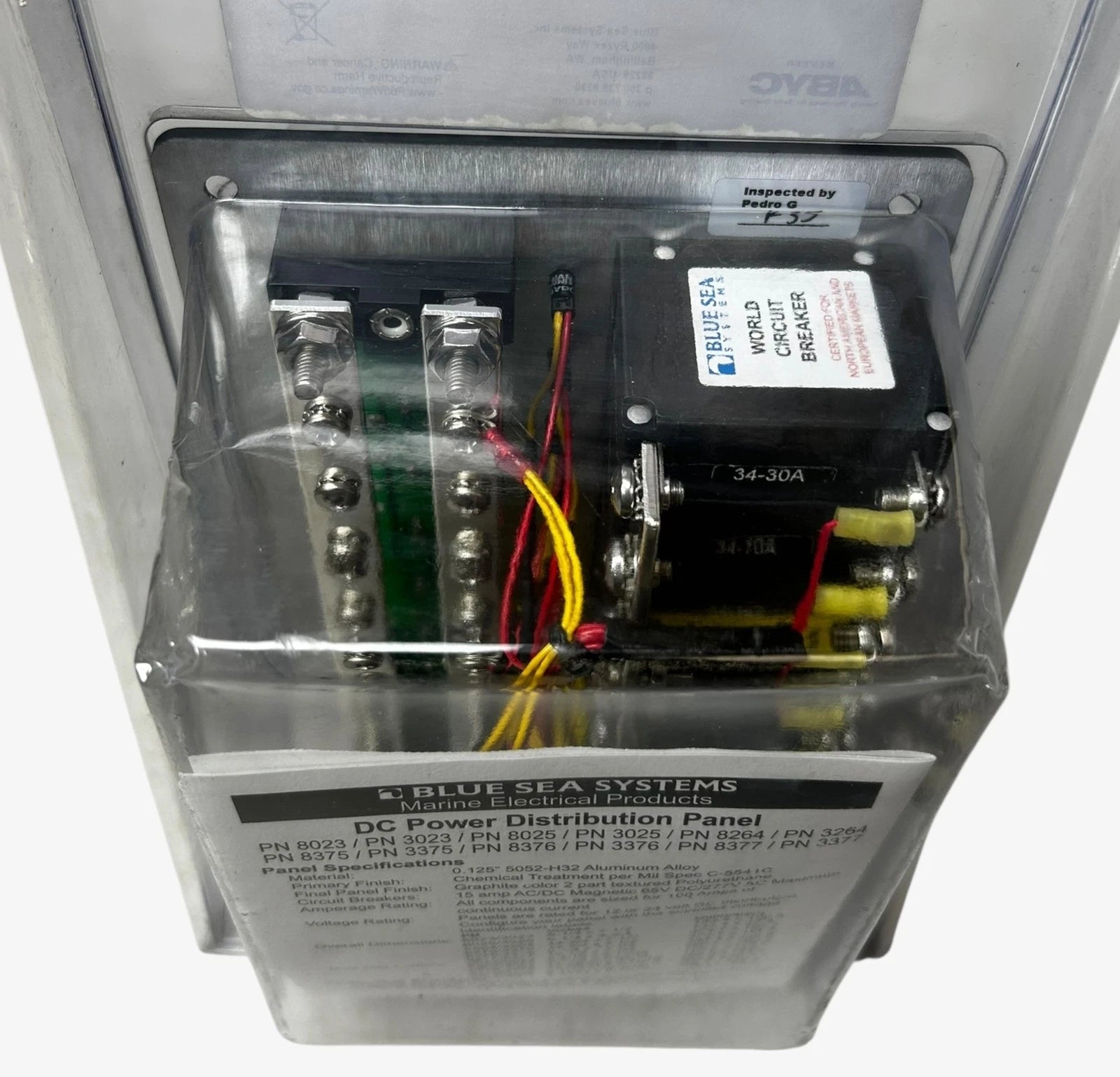 Power Distribution Panel 8 Position for Blue Sea Systems (10129)