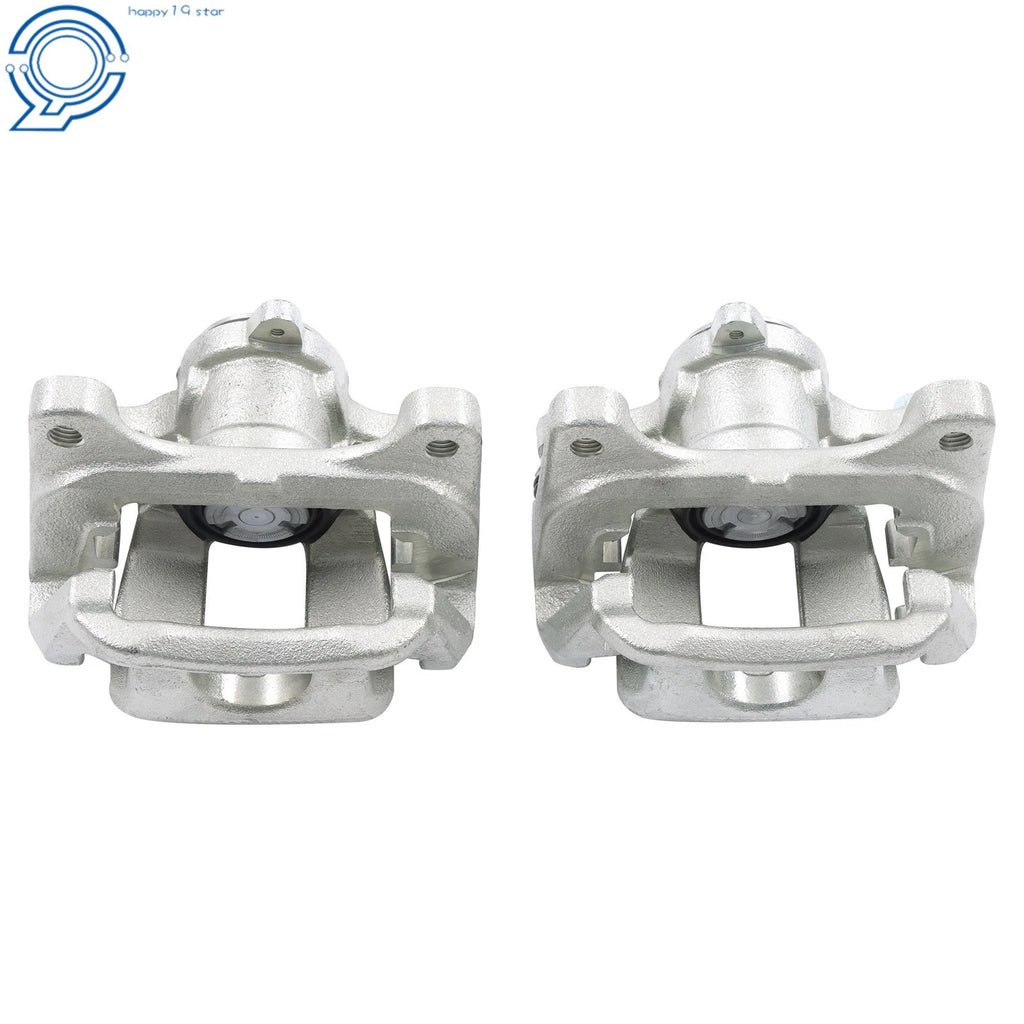 Pair Rear Brake Calipers w/ Bracket for Chevy Equinox Malibu GMC Terrain (2005–2023)