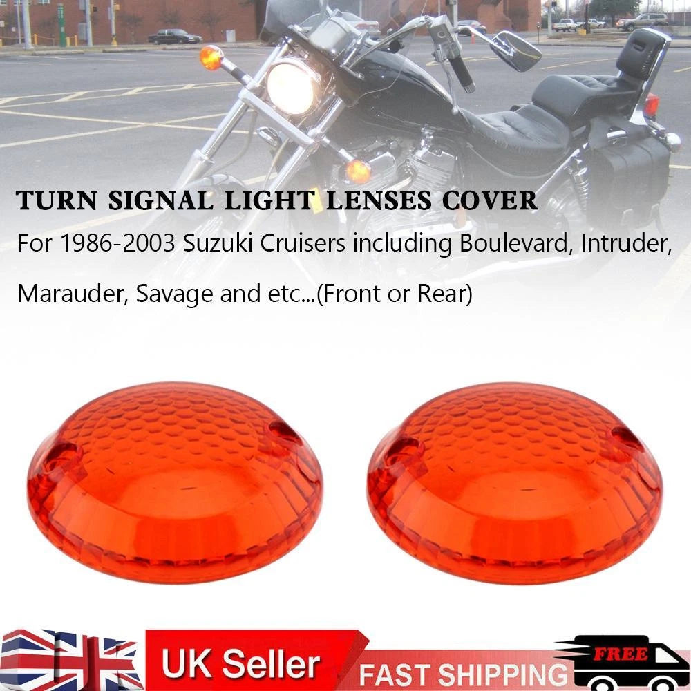 Turn Signal Light Lens Cover for Suzuki Intruder 1400 VX800 (T9)