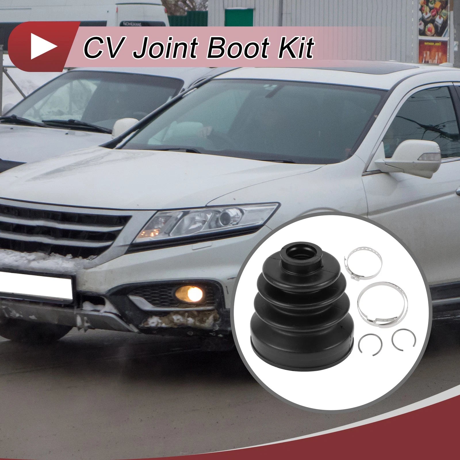 Inner CV Joint Boot Kit with Clamps for Honda Crosstour (2012) No.44017T0C305