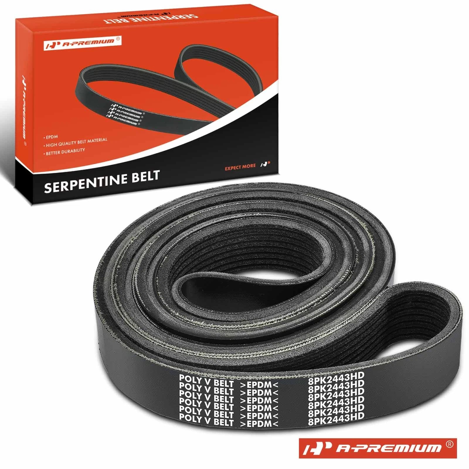Heavy Duty Serpentine Belt for Mercedes-Benz 300SE (1992–1993)