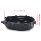 Black Clear Left Engine Stator Cover Crankcase Protector for Yamaha YZF-R1 (2015–2024)
