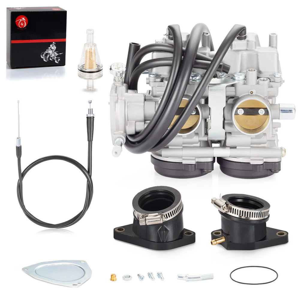 Carburetor & Throttle Cable & Intake Manifold for Yamaha Raptor 660 (2001–2005)
