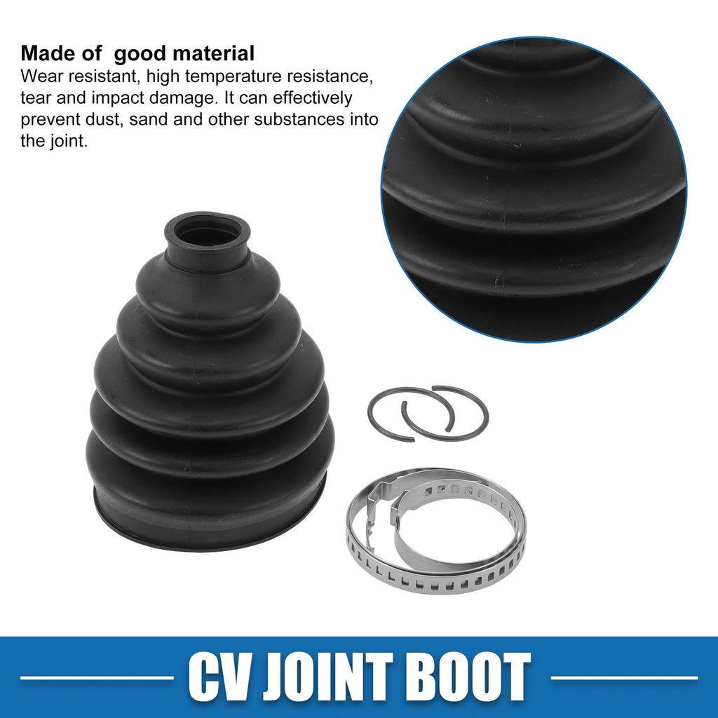 Outer CV Joint Boot Kit with Clamps for Volkswagen Phaeton (2004–2006)