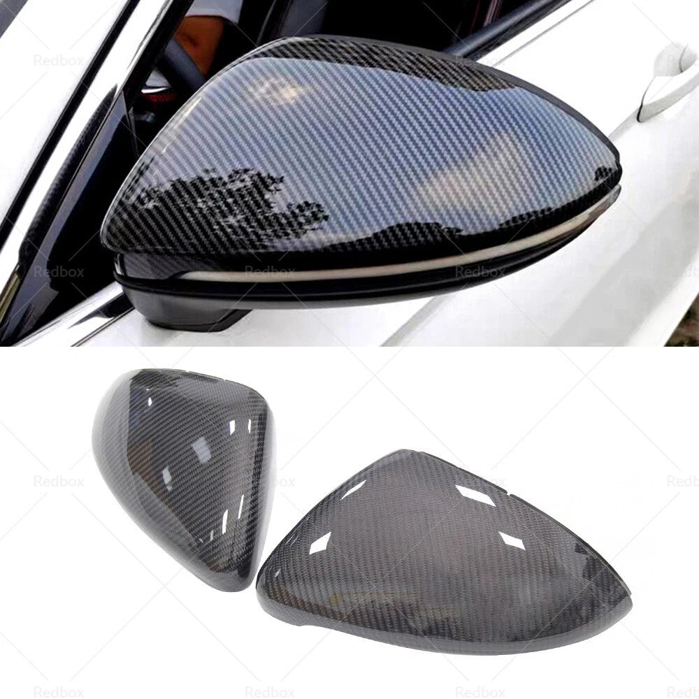 Carbon Fiber Mirror Caps for VW Golf MK7 MK7.5 TSI TDI GTI R (2013–2020)
