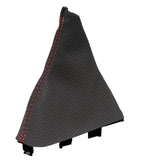 Manual Shift Boot Cover for Dodge Ram 2500 3500 (2003–2012) Carbon Fiber Red Stitch