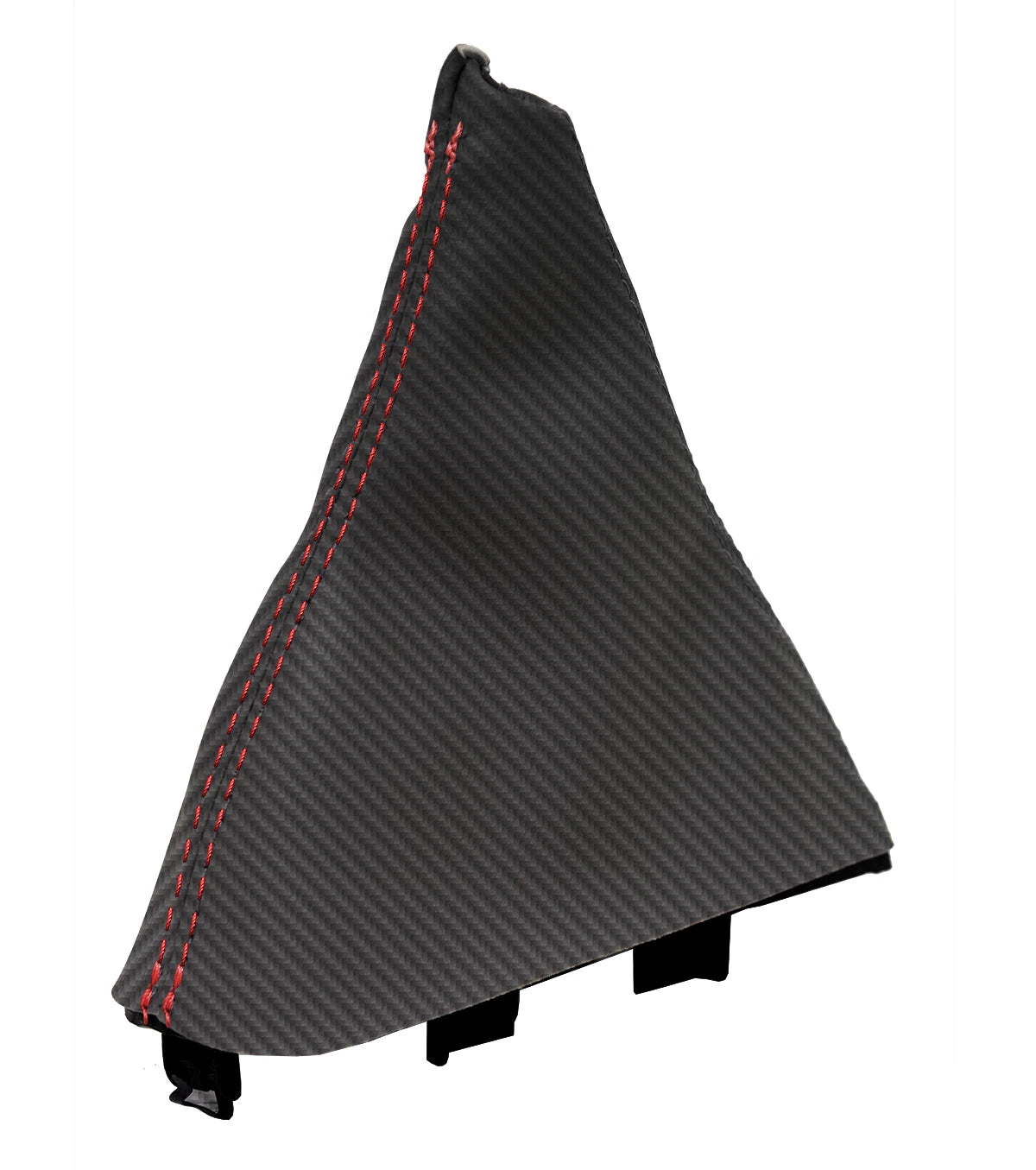 Manual Shift Boot Cover for Dodge Ram 2500 3500 (2003–2012) Carbon Fiber Red Stitch