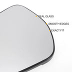 Left Side Heated Convex Mirror Glass for Ford Fiesta (2017–2023)