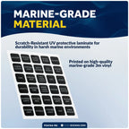 30 Pcs Marine Dashboard Decal Label Kit for Boat Switch Panel (2-Pack)