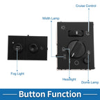 2X Headlight Switch for Chevrolet Silverado 1500 (2003–2007) No.19381535