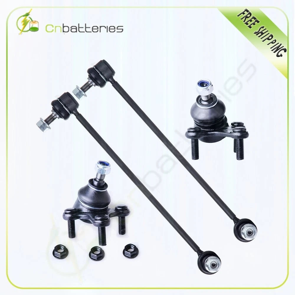 Set of 4 Front Sway Bar Link Lower Ball Joint for VW Eos & Rabbit (2006–2009)