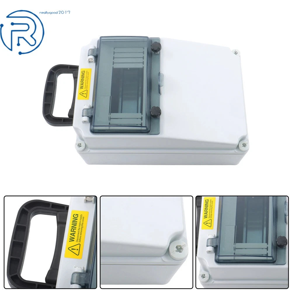 8 Way Circuit Breaker Box IP65 Distribution Protection 9.8" × 6.7" × 5.1"