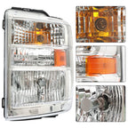 Headlight Assembly for Ford E150 E250 E350 E450 (2008–2014) Left Side
