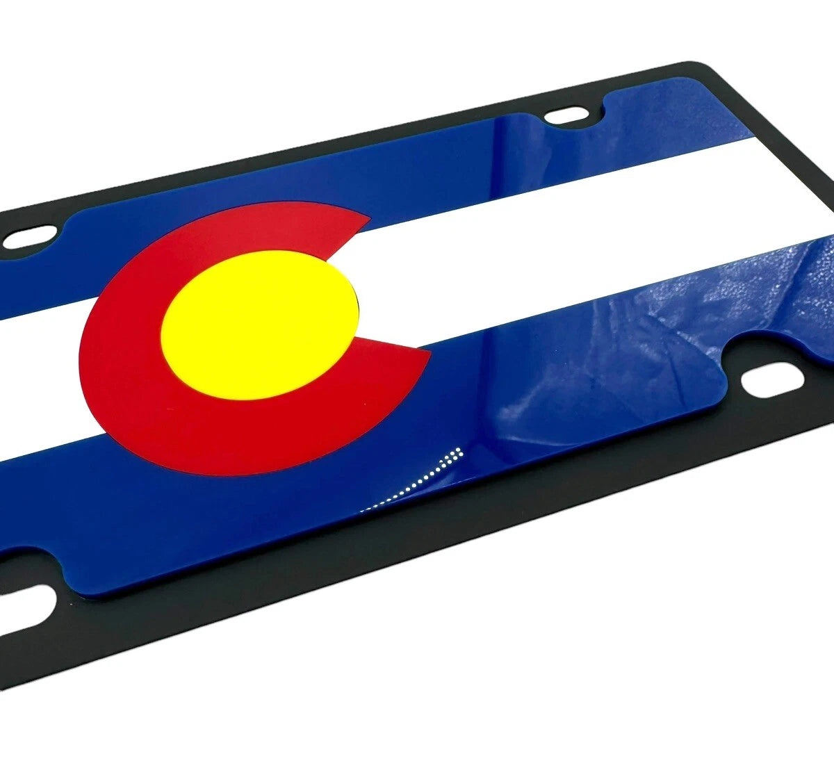License Plate Frame Premium Black for Chevrolet Colorado (2015–2020)