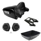 Backrest Pad Speaker Mount Rack for Harley Touring (2014–2023)
